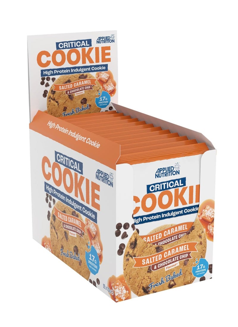 Applied Nutrition Critical Cookie - Salted Caramel - (Box of 12 Pieces)  - Image 1