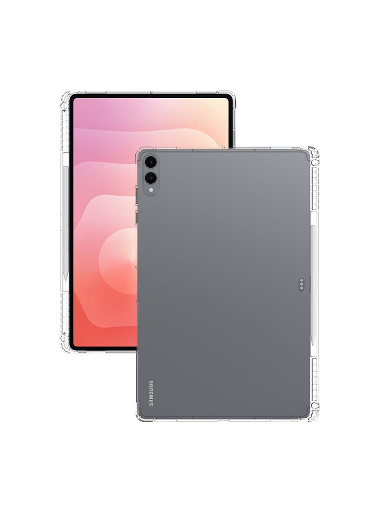 غلاف لوح شفاف متوافق مع Samsung S11 Ultra 14.6 إنش (2025)، وسائد هوائية من TPU في الزوايا، غطاء ناعم مقاوم للصدمات - Image 3