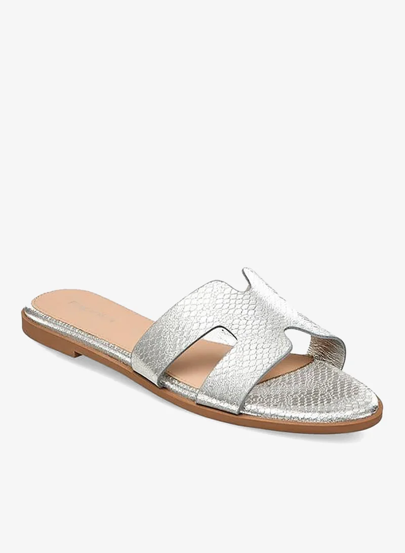 Women Textured Slip-On Sandals Ramadan Collection