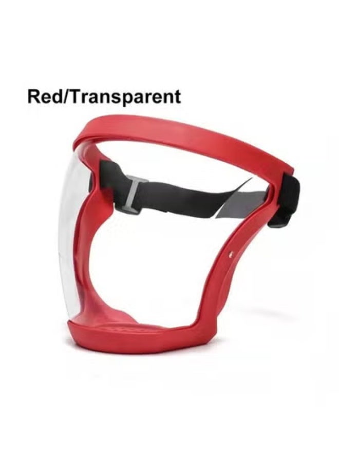 Kitchen Transparent Full Face Shield – Anti-Fog Oil-Splash Proof Safety Glasses Head Cover, Unisex Eye  Face Protection Mask - Image 1