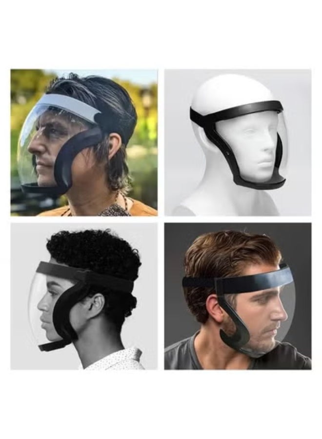 Kitchen Transparent Full Face Shield – Anti-Fog Oil-Splash Proof Safety Glasses Head Cover, Unisex Eye  Face Protection Mask - Image 4