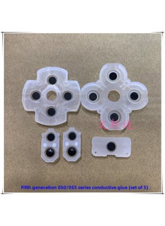 PS4 Handle Conductive Adhesive PS4 Handle Key Rubber Pad PS4 Handle Conductive Adhesive 020/030/040/050 Glue-Product Color:Five Generations 050/055 Series Conductive Adhesive/1 Set