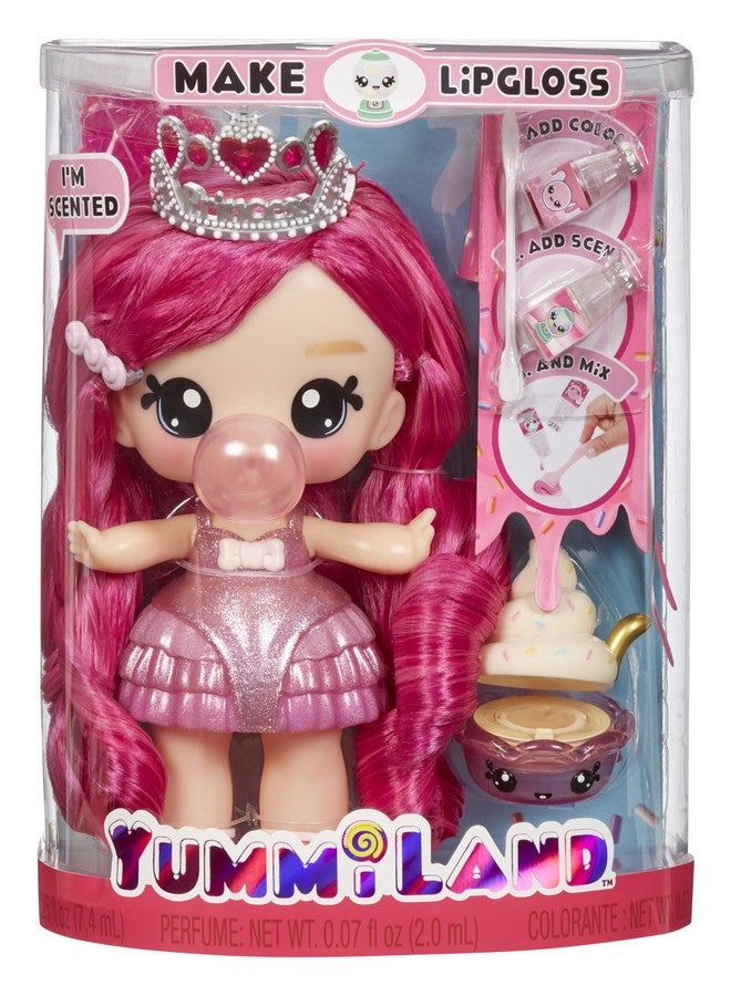 Yummiland Large Doll + Lipgloss Pet- Bianca Bubblegum, Age 4+ - Image 1
