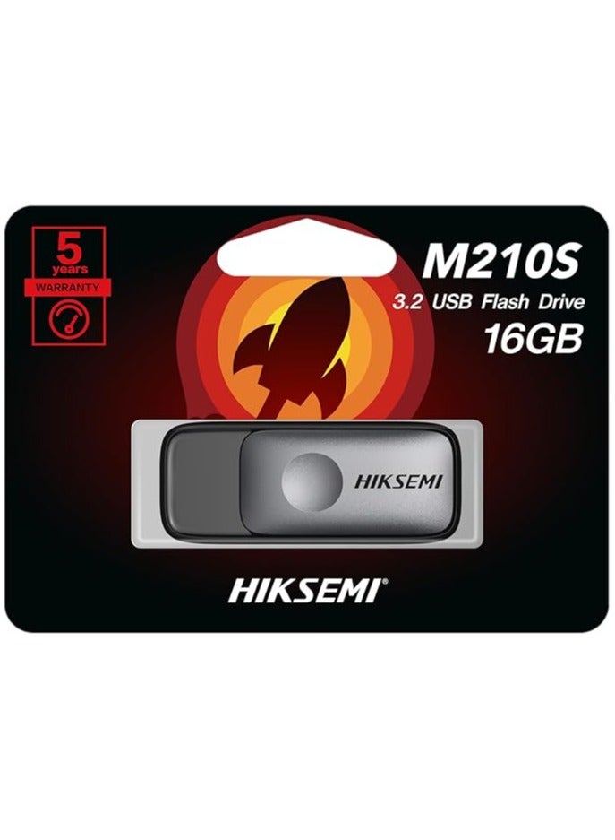 HIKSEMI HIKSEMI 16GB USB 3.2 Flash Drive, Black (HS-USB-M210S 16G U3) - Image 3