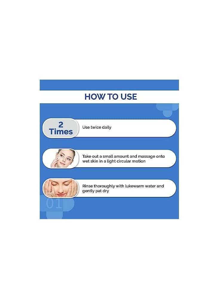 The Derma Co Creamy Face Cleanser, Gentle Skin Cleanser