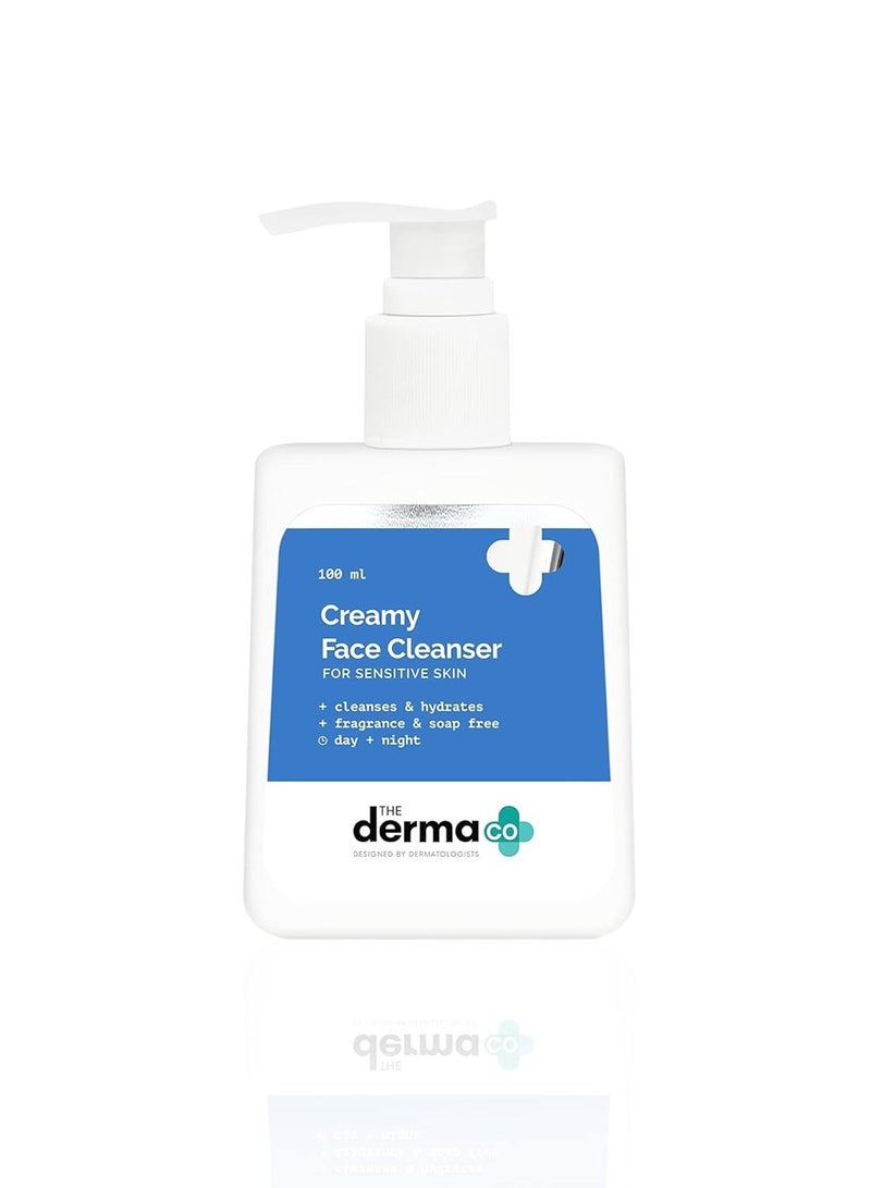 The Derma Co Creamy Face Cleanser, Gentle Skin Cleanser