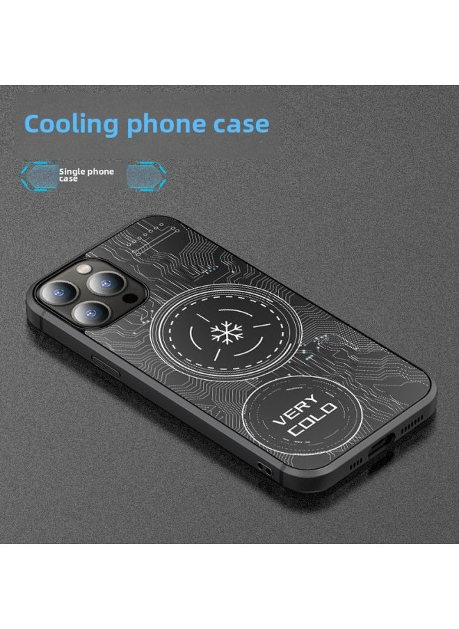 Generic Cooling Mobile Phone Case Mobile Phone Radiator Suitable For AppleMobile Phone Game Heat Dissipation Magnetic Semiconductor Heat Dissipation Cooling-Color:16Plus  - Image 4