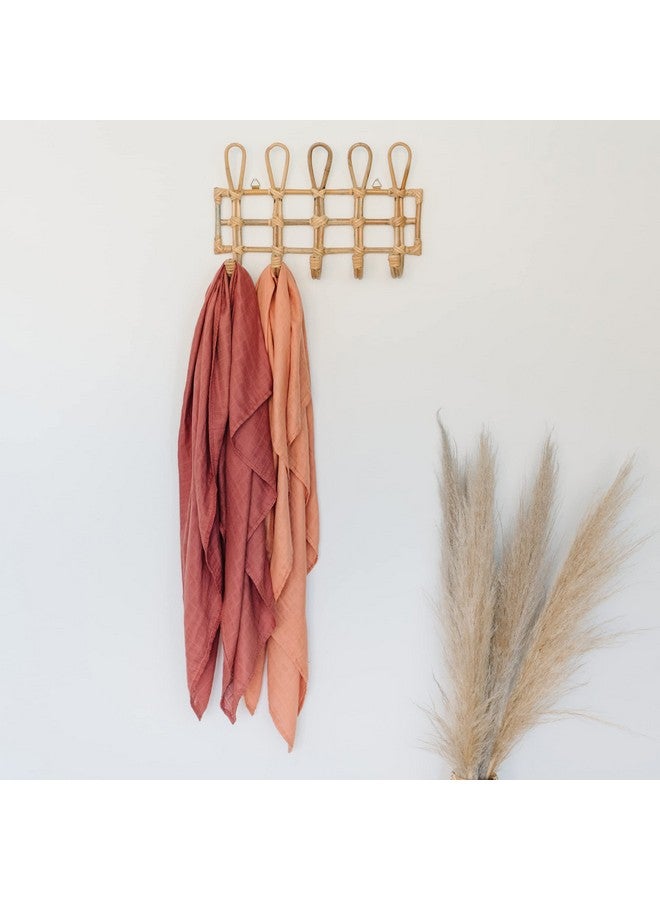 Pondering Pine Organic Muslin Swaddle Blanket - Baby Receiving Blankets Neutral - Organic Muslin Solid Color Swaddle Blankets, Earth Tone Collection, Xlarge Soft And Breathable, 2 Pack, 47" X 47" - Image 5