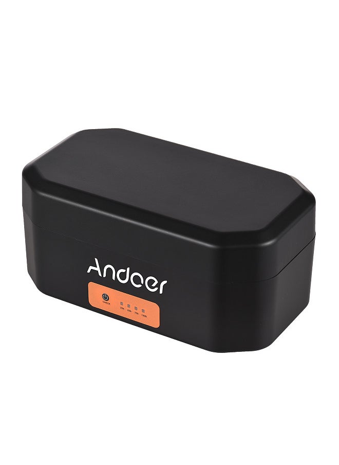 ANDOER - Andoer Wireless Microphone Charging Case 3-slot Charging Box Built-in 4200mAh Large Capacity Battery USB-C PD Fast Charging Charger Replacement for RODE Wireless GO I/ GO II Microphone - Image 1