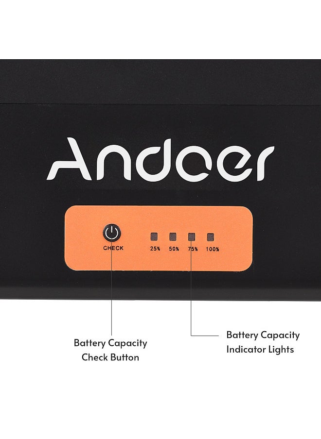 ANDOER - Andoer Wireless Microphone Charging Case 3-slot Charging Box Built-in 4200mAh Large Capacity Battery USB-C PD Fast Charging Charger Replacement for RODE Wireless GO I/ GO II Microphone - Image 1