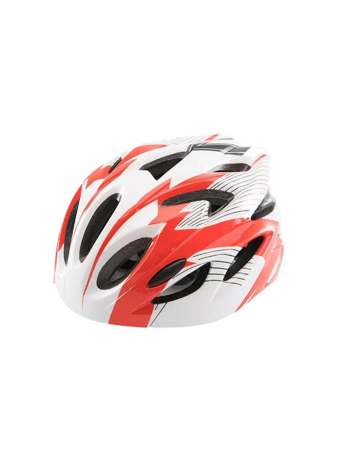 Safety Helmet For Kids - Red & White - YF-120S