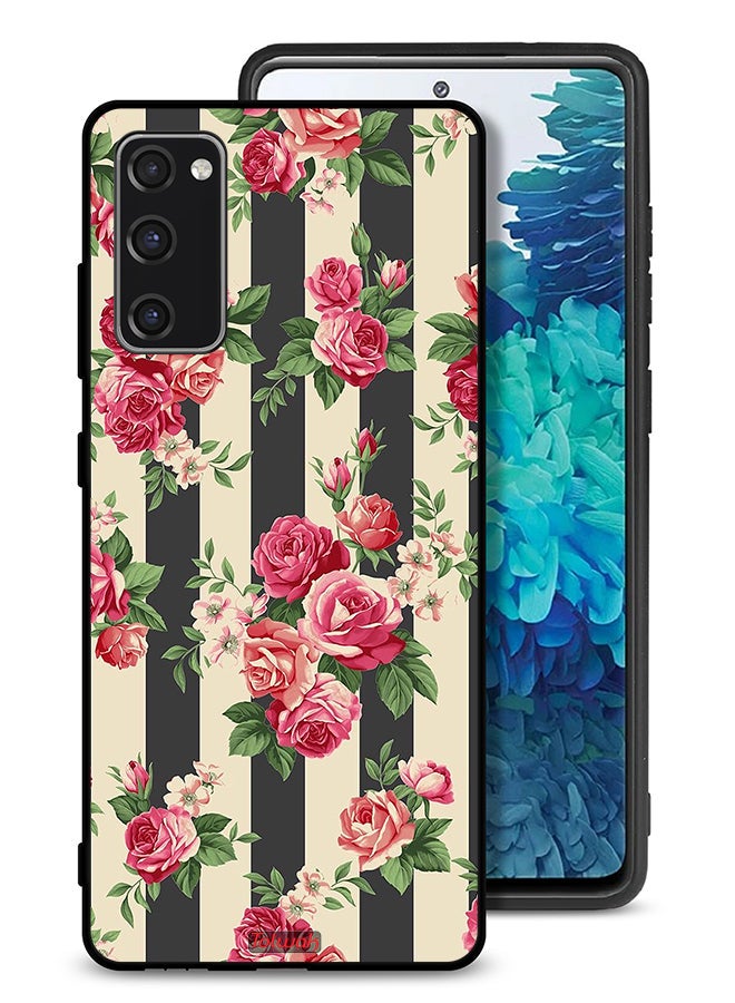 Tolwak Samsung Galaxy S20 FE Protective Case Cover Roses Pattern - Image 1