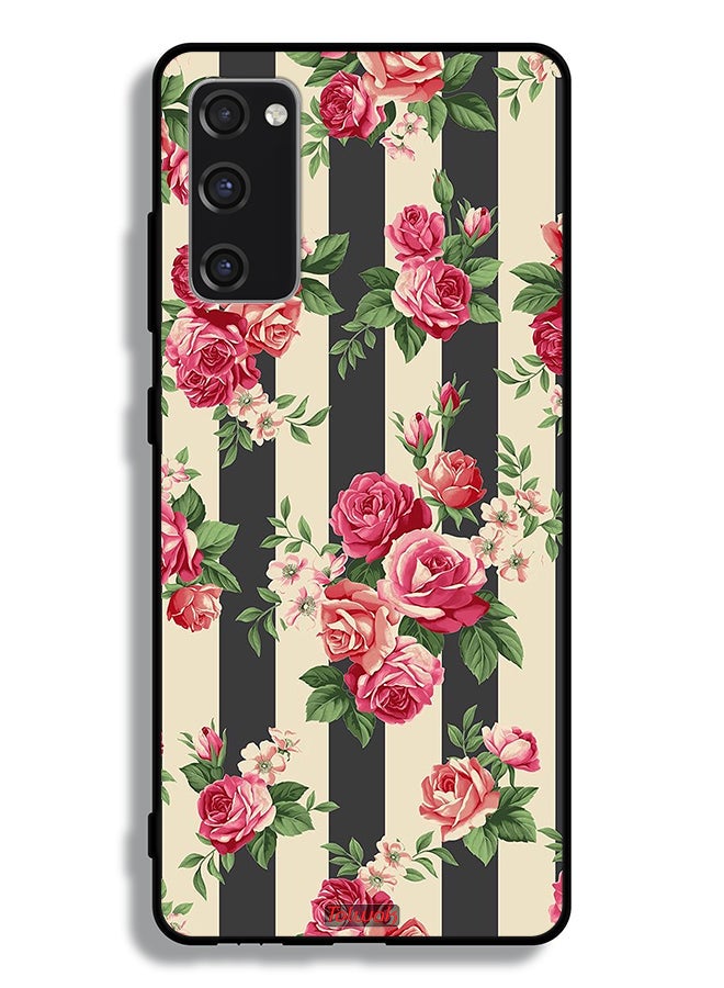 Tolwak Samsung Galaxy S20 FE Protective Case Cover Roses Pattern - Image 2