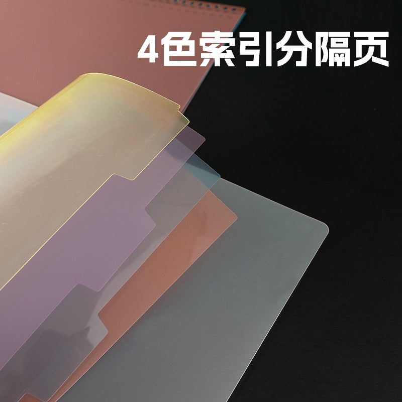 Loose-Leaf Paper A4 B5 A5 Plastic Paper 26 Holes 20 Holes 30 Holes Classification Index Page - Image 5