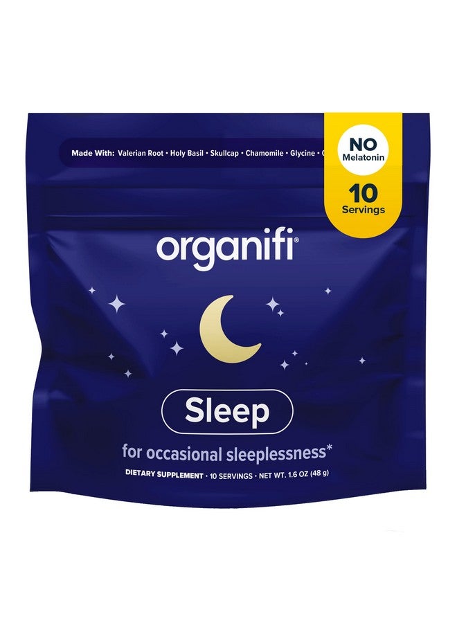 Organifi Organifi Sleep - Sleep Support with Valerian Root, Lavender, GABA and L-theanine - No Melatonin - Calming and Relaxing Nighttime Drink - No Gluten, Dairy or Soy - Image 1