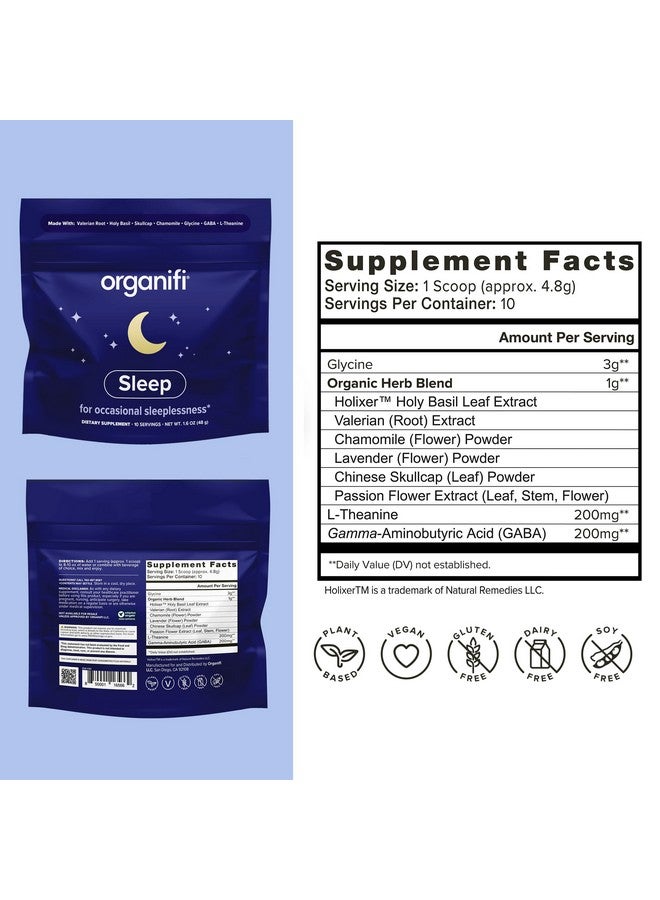 Organifi Organifi Sleep - Sleep Support with Valerian Root, Lavender, GABA and L-theanine - No Melatonin - Calming and Relaxing Nighttime Drink - No Gluten, Dairy or Soy - Image 2