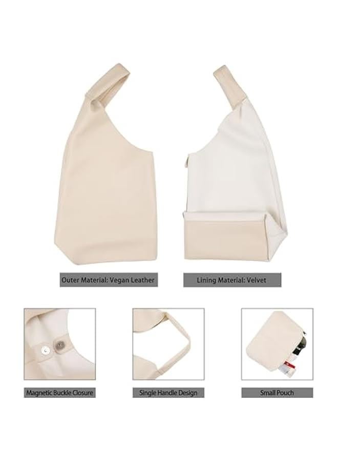 Arabest Leather Tote Bag, Oversized Hobo Bags, Large Tote Bag for Women Work, Vegan Leather Handbags Travel  - Image 3