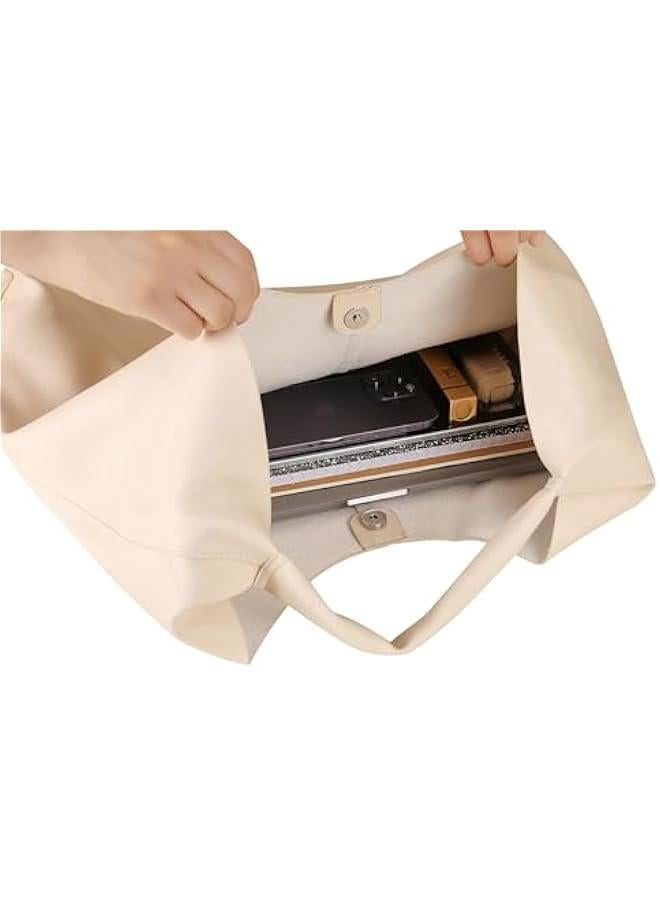 Arabest Leather Tote Bag, Oversized Hobo Bags, Large Tote Bag for Women Work, Vegan Leather Handbags Travel  - Image 4