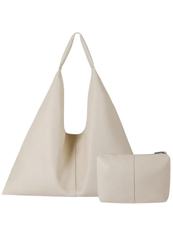 Arabest Leather Tote Bag, Oversized Hobo Bags, Large Tote Bag for Women Work, Vegan Leather Handbags Travel  - Image 1