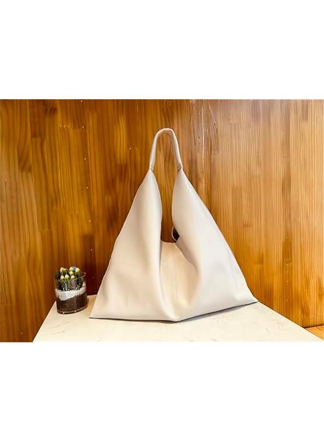 Arabest Leather Tote Bag, Oversized Hobo Bags, Large Tote Bag for Women Work, Vegan Leather Handbags Travel  - Image 5
