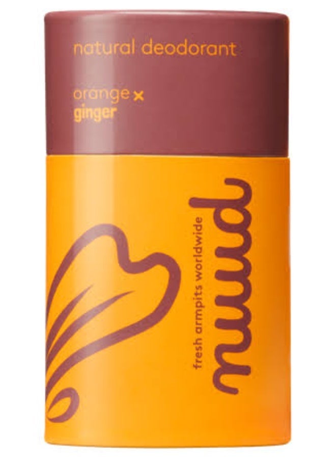 nuud Orange x Ginger Stick Natural Deodorant 45g - Image 2