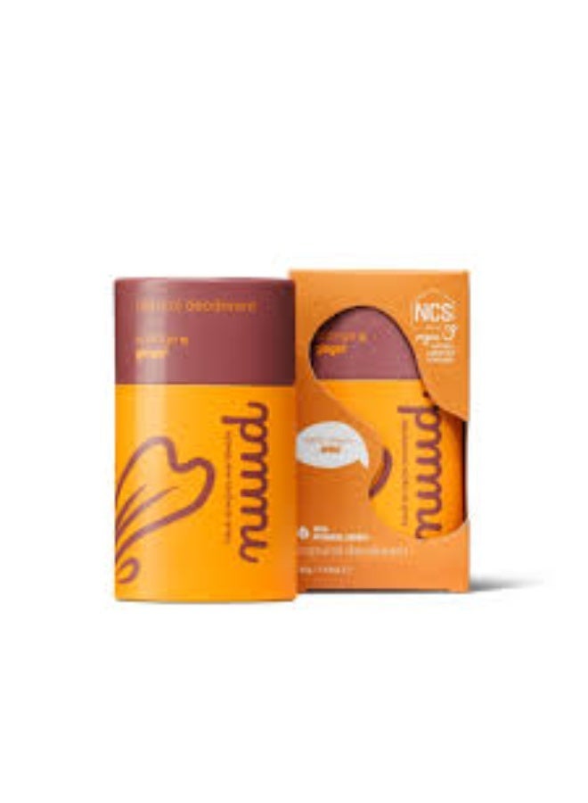 nuud Orange x Ginger Stick Natural Deodorant 45g - Image 1