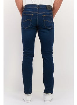 LEE Men Slim Fit Washed Stretchable Jeans, Blue  - Image 3