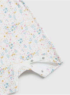 mothercare Wild Flower Rompers - 2 Pack  - Image 4