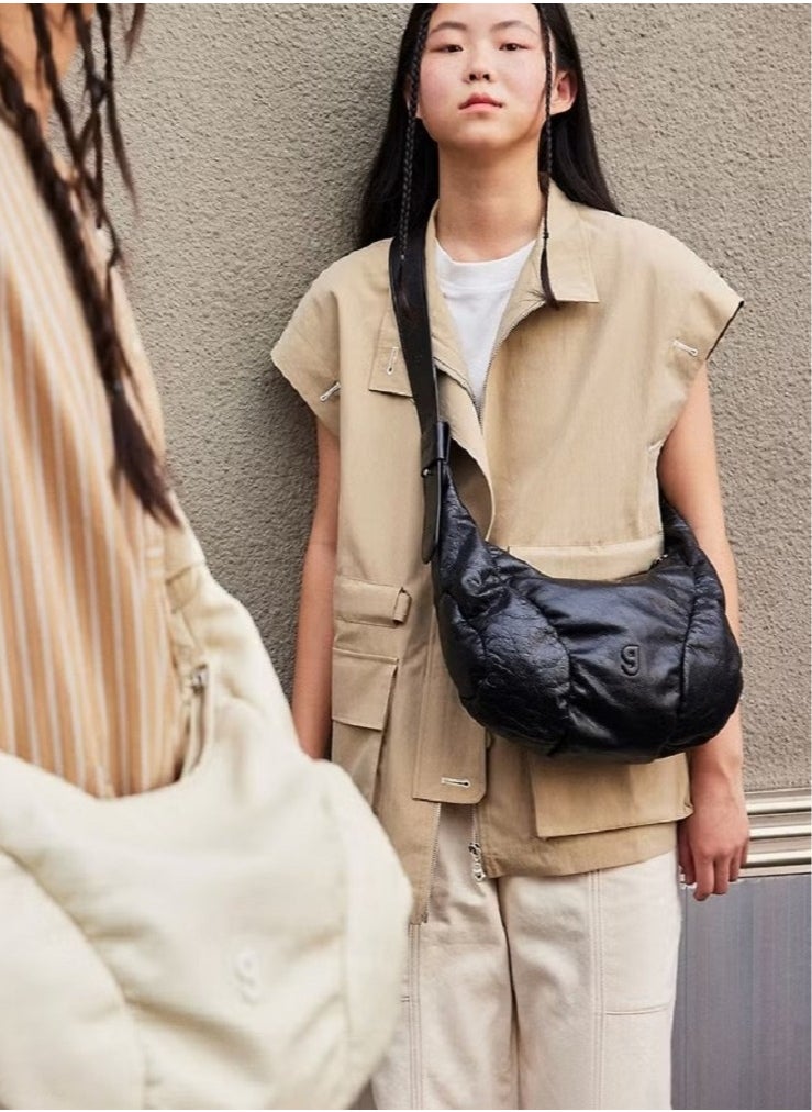 Kuno Kunogigi Oil Wax homeless baseball leather crossbody shoulder bag  - Image 2