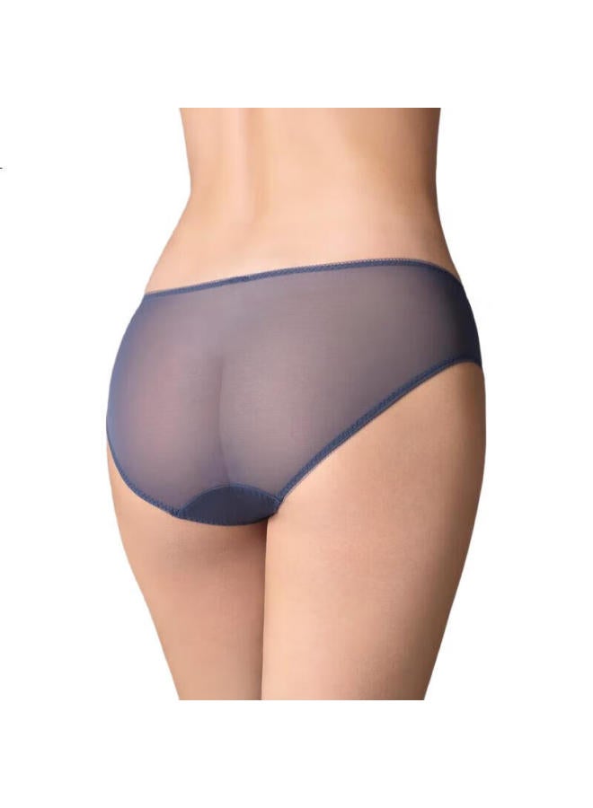 AIMER Women'S Lace Mesh Cotton Crotch Thin Low-Rise Panties Am237721 Gray 165 - Image 3