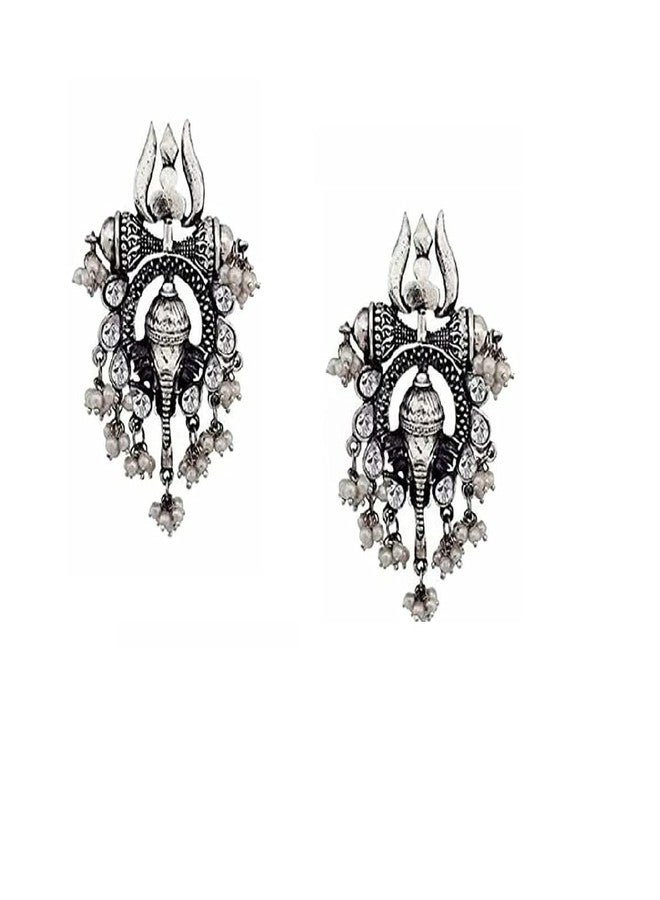 DENICRAAS Earring for women fancy Ganesh Stud Earring For Women & Girls - Image 1