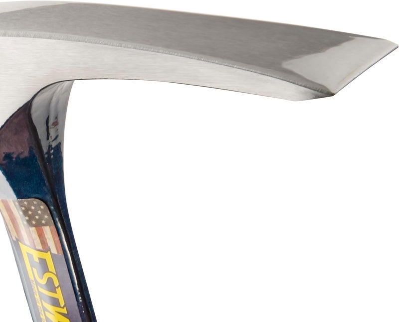 Estwing - E3‐20BLC Bricklayer's/Mason's Hammer - 20 oz Masonary Tool with Forged Steel Construction & Shock Reduction Grip - E3-20BLC Silver - Image 4