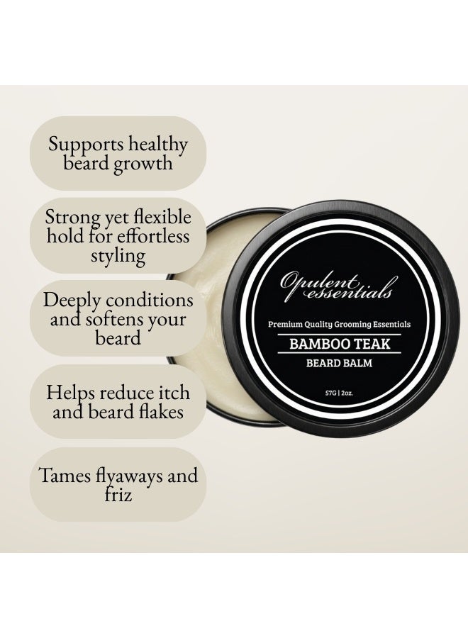 Opulent essentials Bamboo Teak - Beard Balm - Image 3