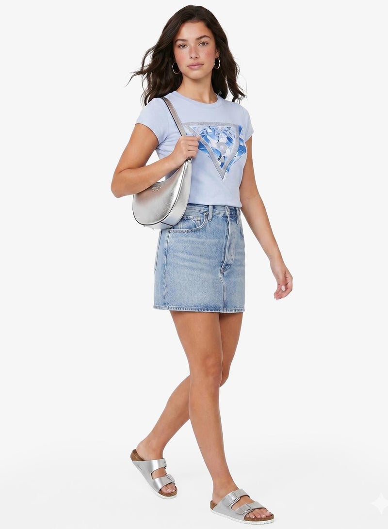 GUESS Crew Neck T-Shirt Slim Fit - Image 4