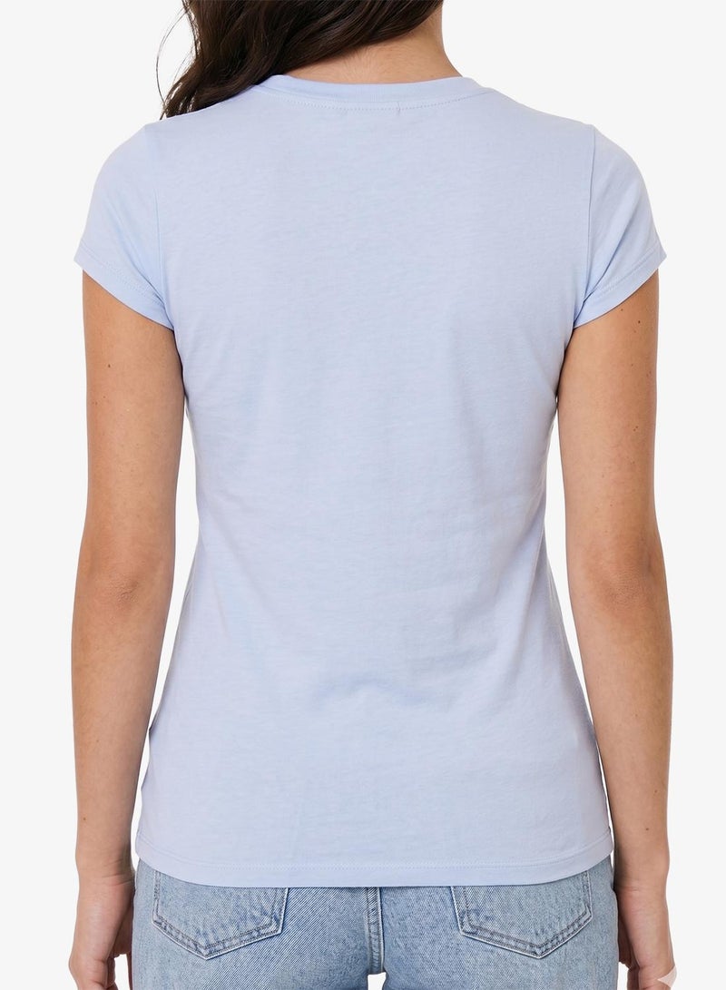 GUESS Crew Neck T-Shirt Slim Fit - Image 3