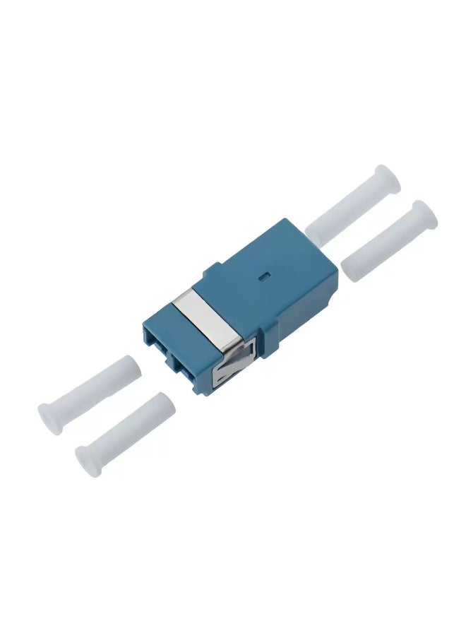igeekwell LC Fiber Optic Adapter - LC to LC Duplex Singlemode Coupler - 6 Pack - Blue - Image 3