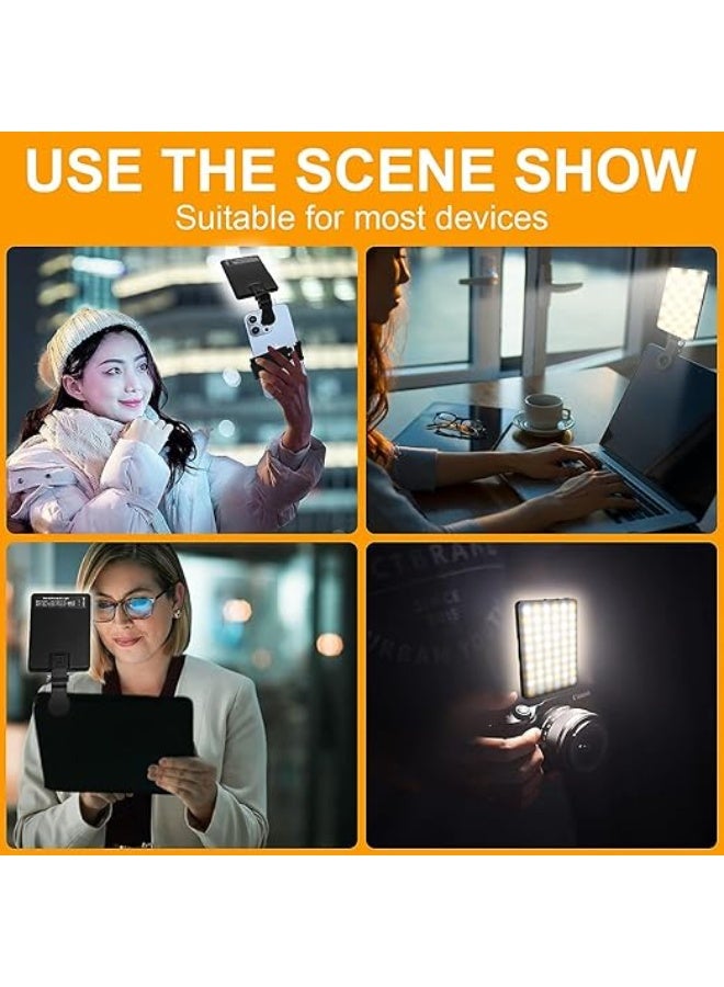 Portable Selfie Ring Light – 60 LED, Front & Back Clip, 3 Adjustable Brightness Modes, Rechargeable 2000mAh for iPhone, iPad, Laptop, TikTok, Makeup, Live Streaming, and Vlogging - Image 4