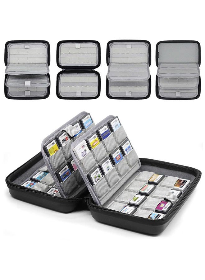 Sisma 64 Game Card Holder Storage Case for 3DS 2DS DS Game Cartridges - Black - Image 2