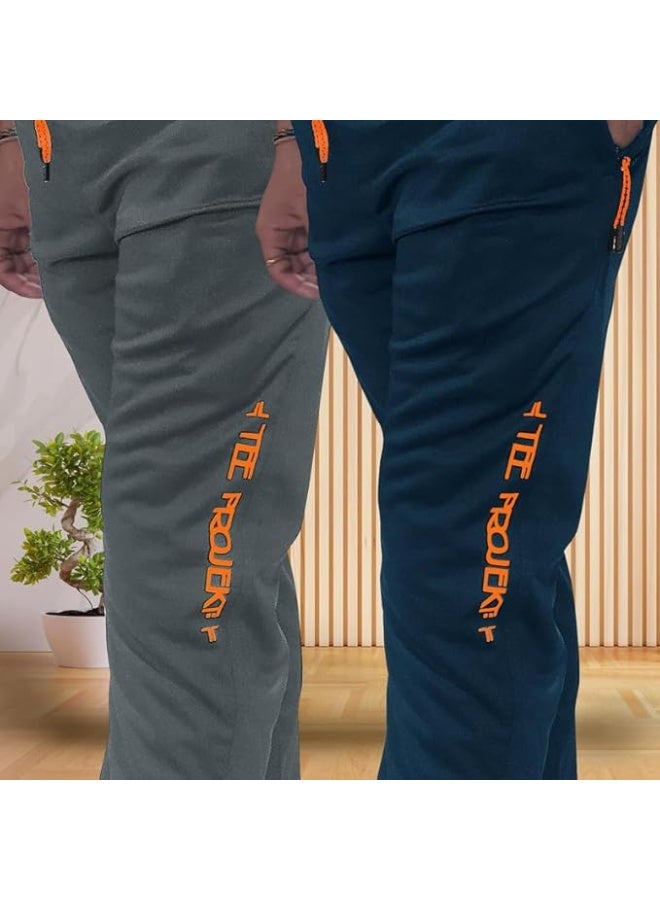 بنطال رياضي للرجال من TEE PROJEKT - تصميم عصري بلون موحد مع جيب، مناسب للأنشطة الرياضية واليوغا (عبوة من قطعتين) - مقاس 2XL - Image 3