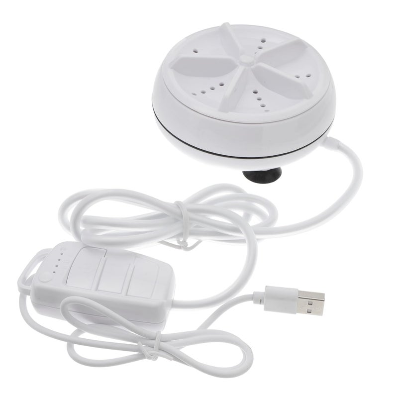 Portable Mini Ultrasonic Turbine Washing Machine USB Powered For Travel Apartment Socks Underwear - Image 2