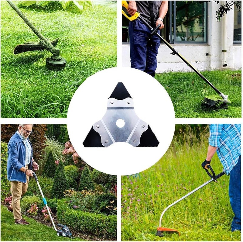 رأس جزازة العشب المثلث الفولاذي البديل لتطهير الفرشاة وتقليم الحدائق - Image 5