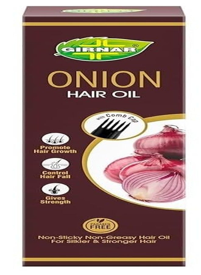 Girnar Onion Oil with Natural Onion Extracts | 90ml - Image 2