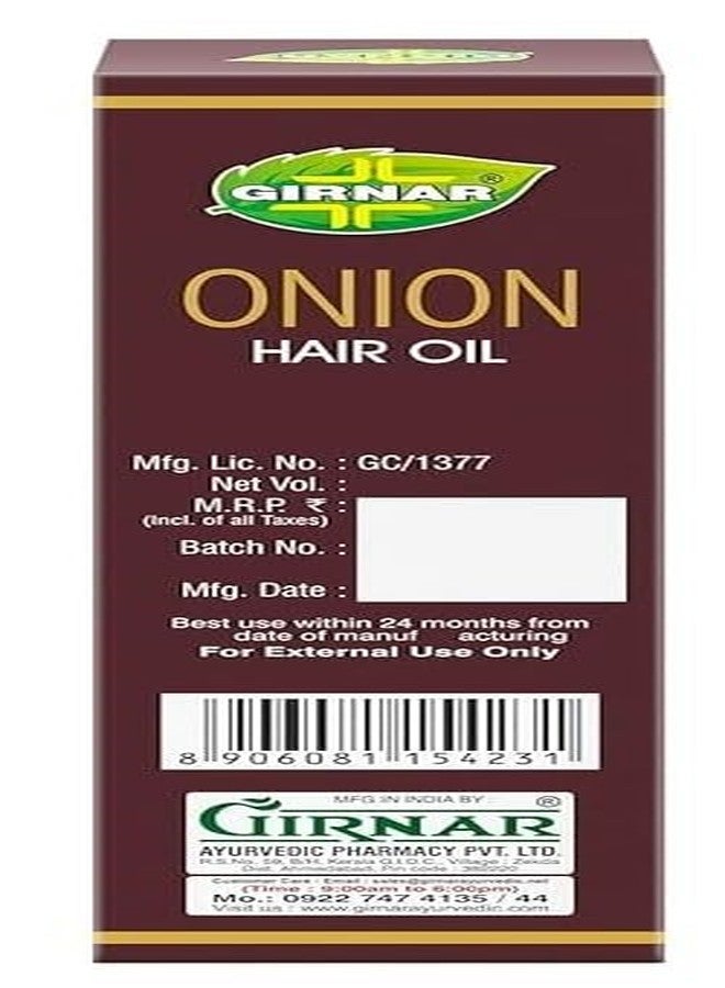 Girnar Onion Oil with Natural Onion Extracts | 90ml - Image 5