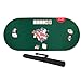 Feltectors Poker Table Mat 72 x 30 Inches Poker Table Top with Storage Bag Portable Rubber Back Fits Up to 10 Players for Casino Games 6 ft Table Green - Image 2