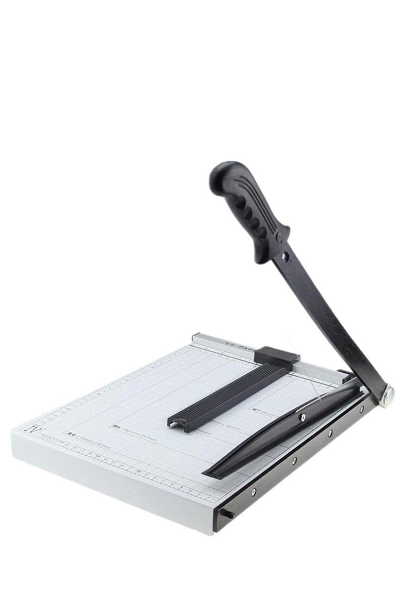 Beone A4 Paper Cutter, 12 Inch Paper Cutting Board Guillotine, Metal Base with Guard Rail Safety Blade Lock, for Home Schoo Office - Image 1