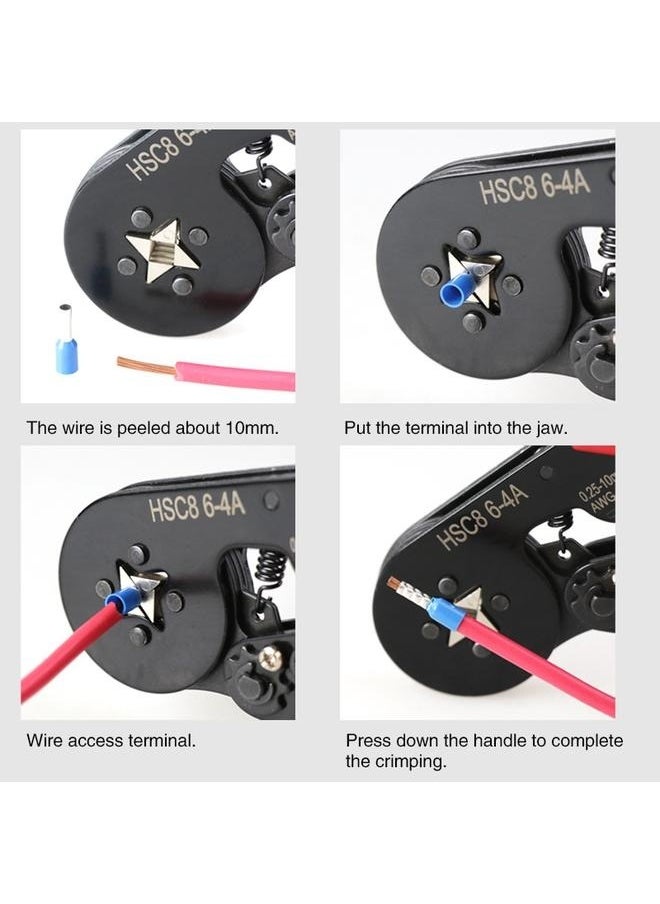 Generic Crimper Plier Set with 1200 PC Wire Terminals Crimping Connectors Wire End Ferrules-Wire Ferrule Kit for Wire-End Ferrules, 0.25-10 mm²  - Image 2