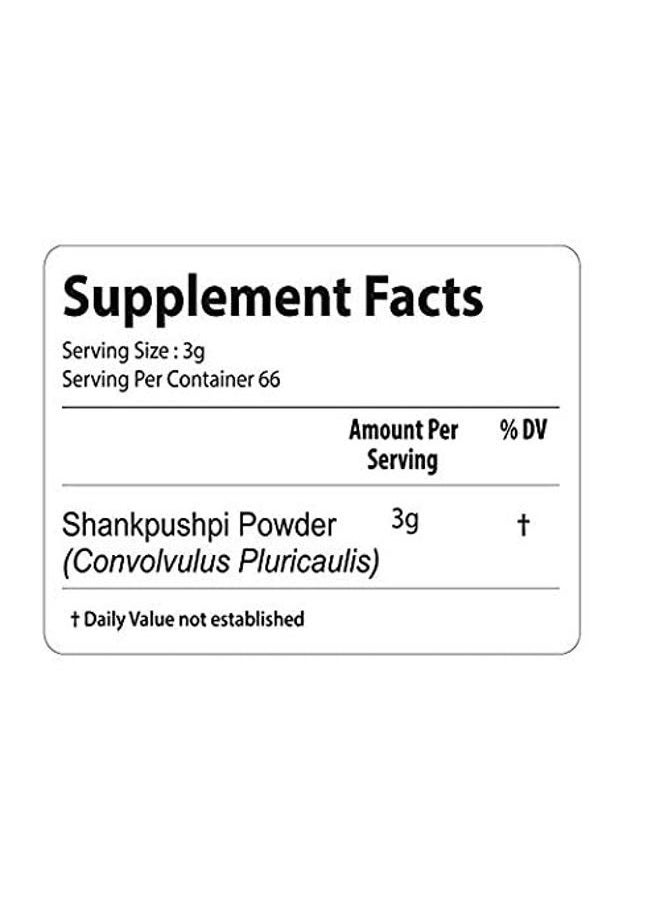 bixa BOTANICAL Shankhpushpi Powder (Convolvulus Pluricaulis) -(200g / 7 Oz) | Herbal Supplement for Brain Function Support (Brain Tonic) by Bixa Botanical - Image 4