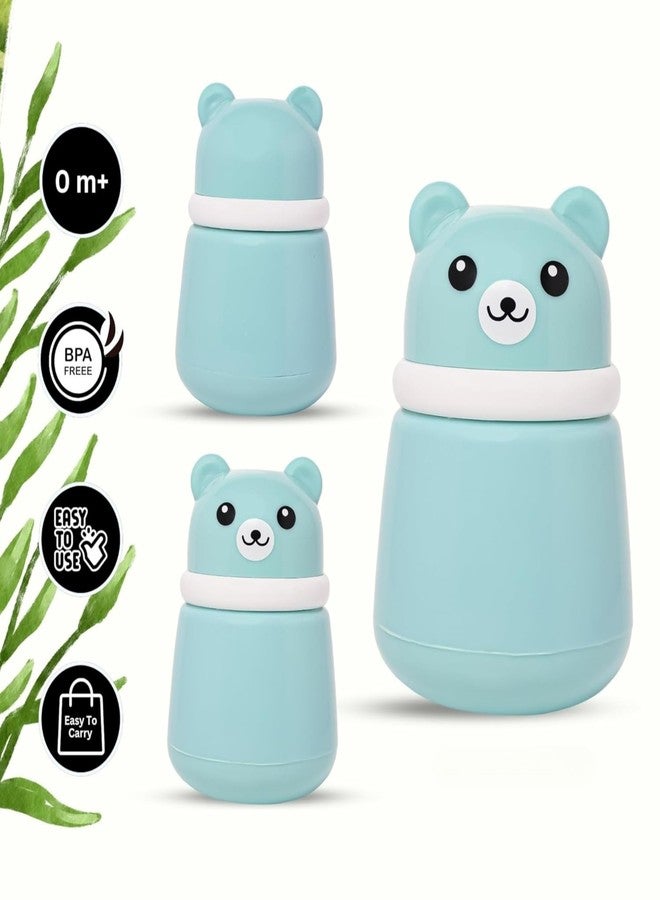 kusuvika Baby Powder Puff | Baby Powder Puff With Box | Powder Puff With Box Holder Container | Powder Puff For Babies | Puff Powder Box (Panda-Blue) Multicolor - Image 5