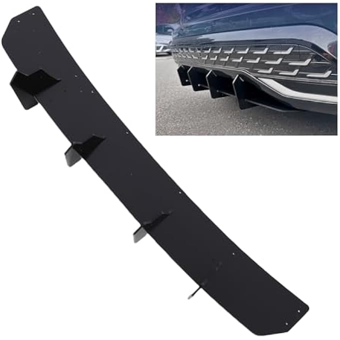 Cryfokt Rear Bumper Lip Diffuser, Easy Install Sporty Look Rear Bumper Lip Spoiler Replacement for 8Y Hatchback 2024+ for Cars - Image 5