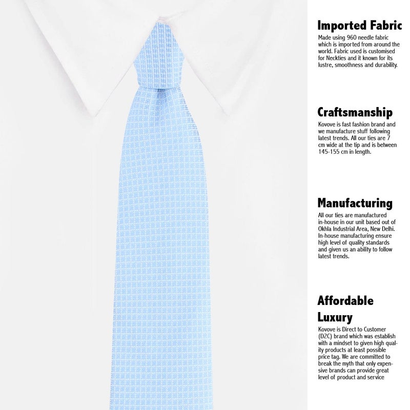 Kovove Kavove The Essentials Checkered Sky Blue Gift Box For Men - Image 5